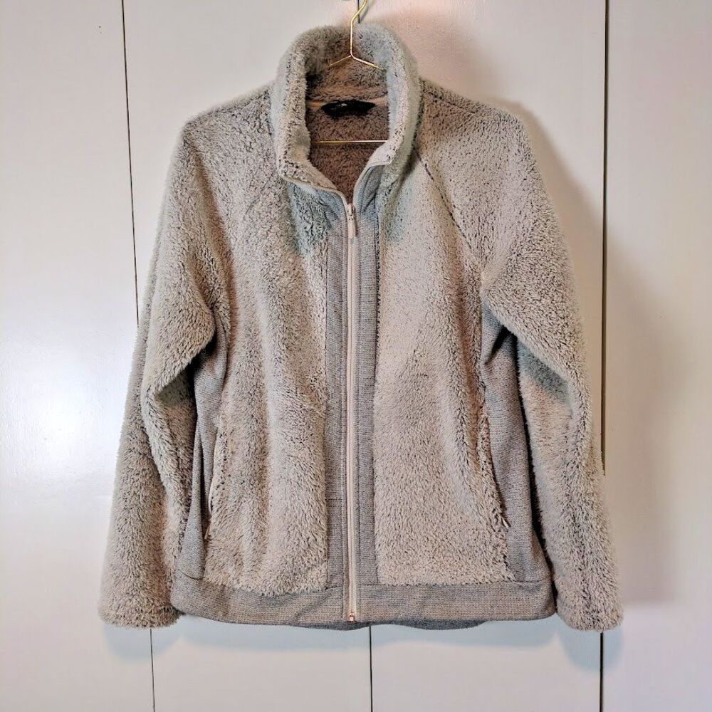 The North Face W Furry Fleece Jacket Vintage White Women's Medium